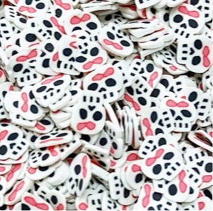 Skull with Bow Polymer Clay Sprinkles