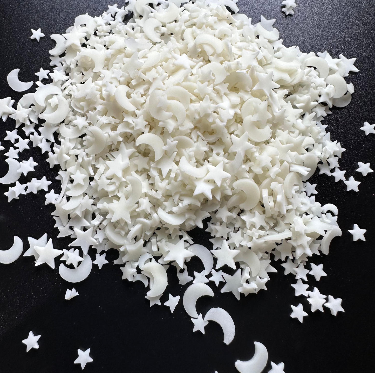 Glow in the Dark Moons and Stars ( sprinkles )