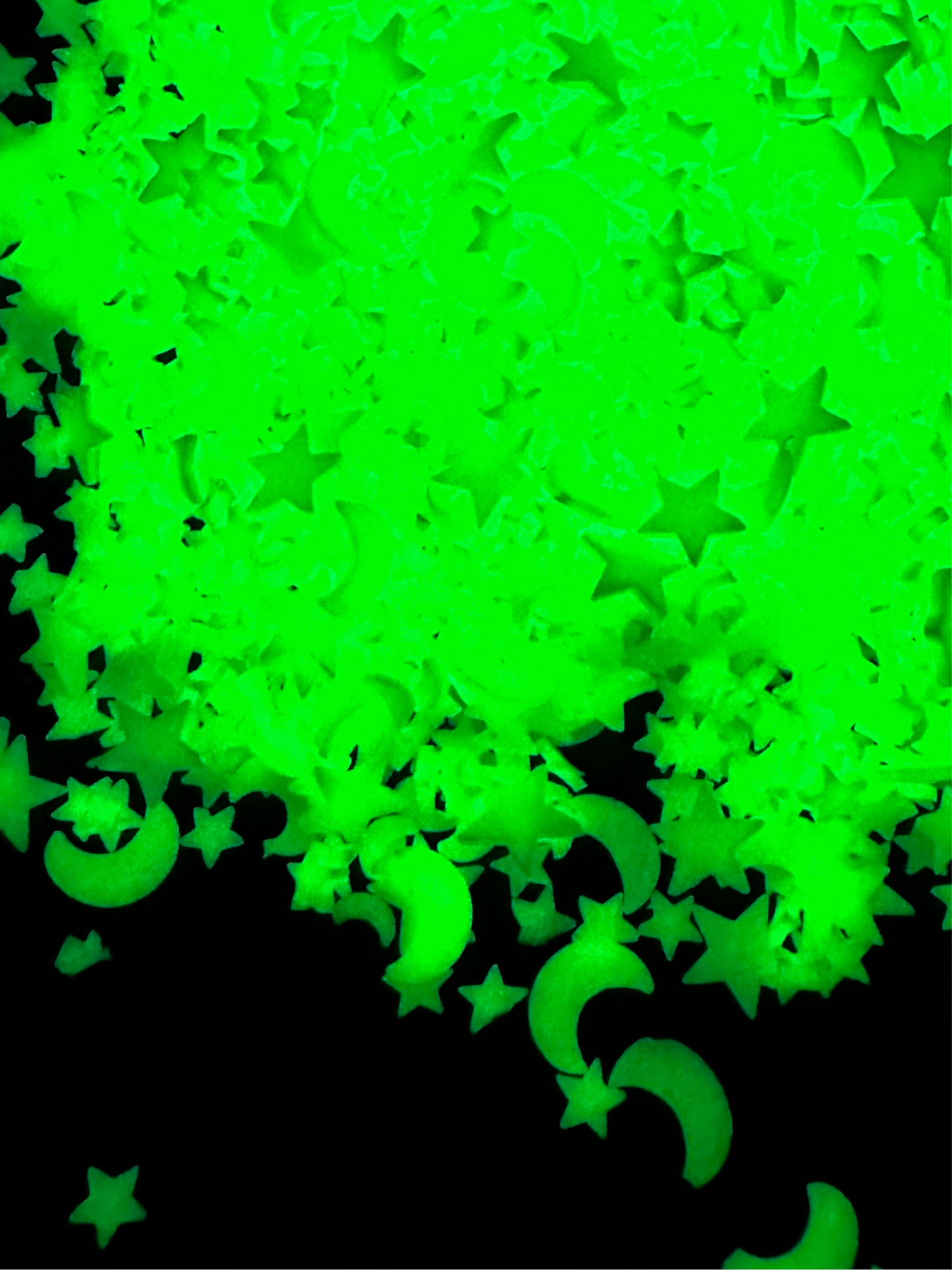 Glow in the Dark Moons and Stars ( sprinkles )