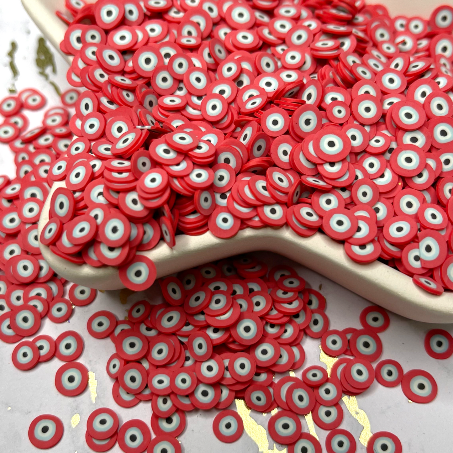 Red Evil Eye ( sprinkles )