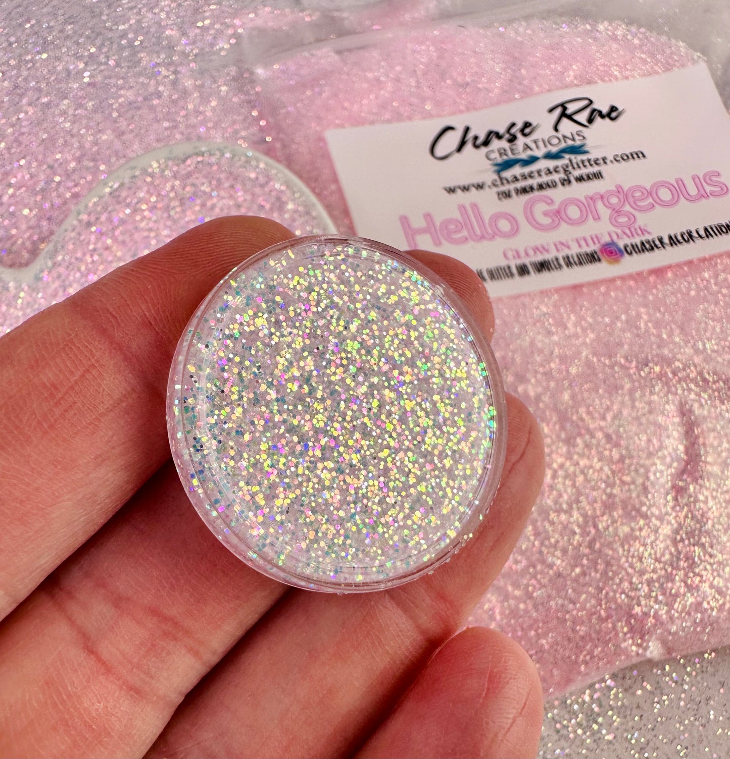 Hello Gorgeous ( glow in the dark )