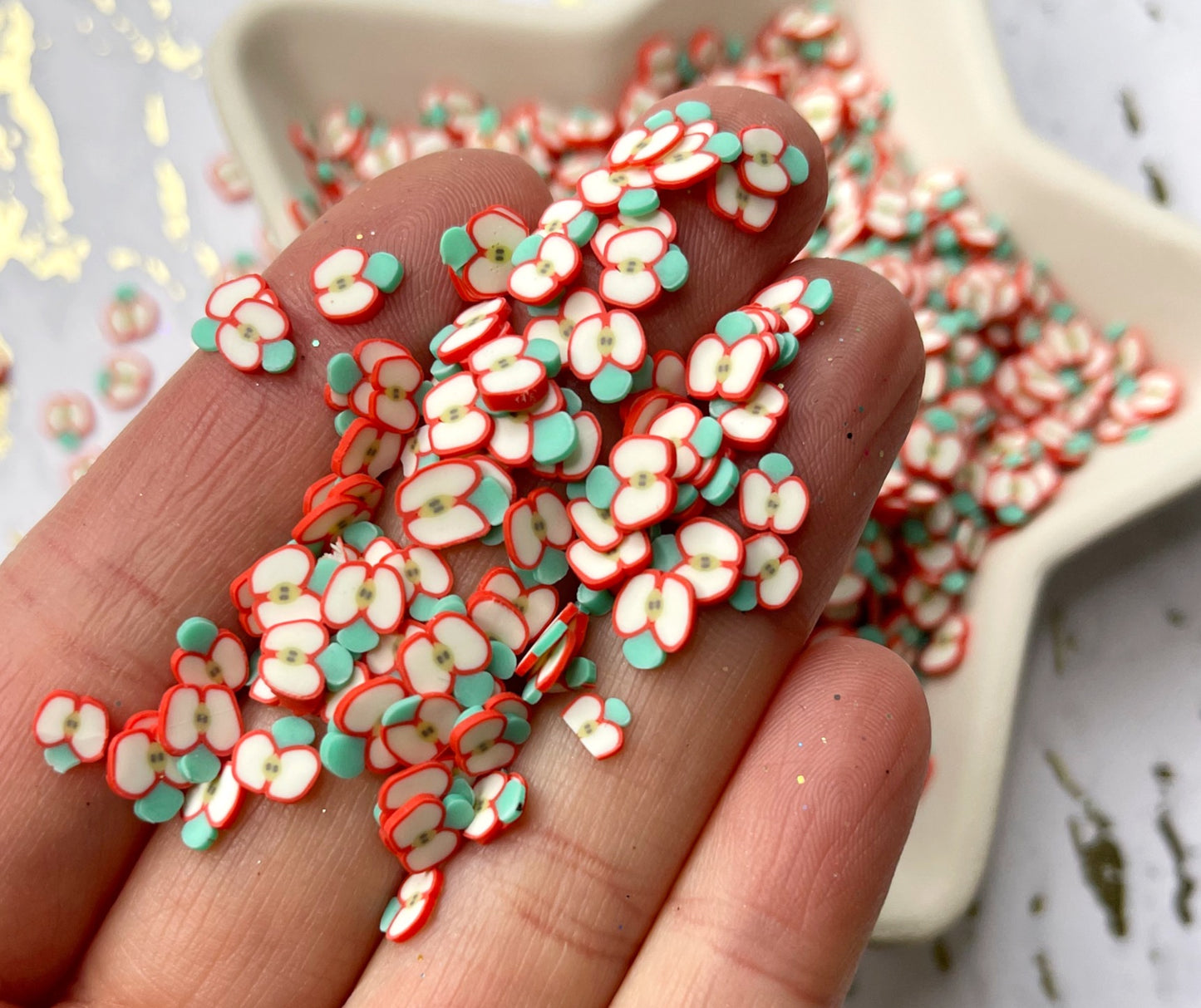 Apple Slices ( sprinkles )