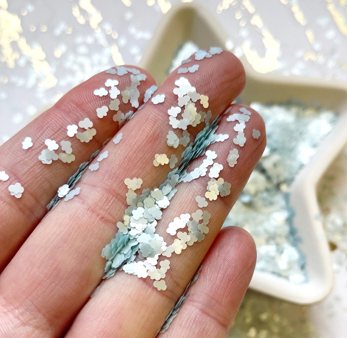 Downpour ( cloud shaped sequin )