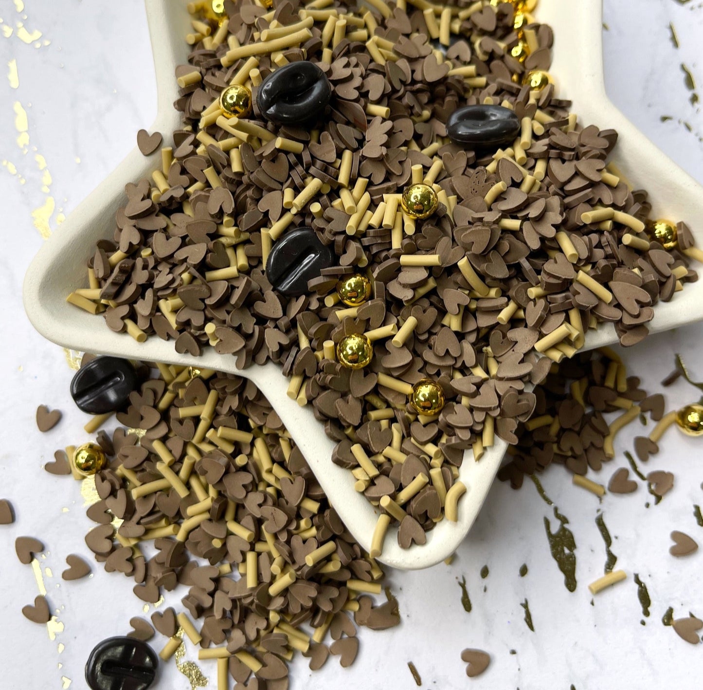 Coffee beans ( sprinkles )