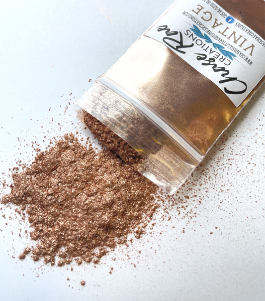 Vintage ( copper mica powder )