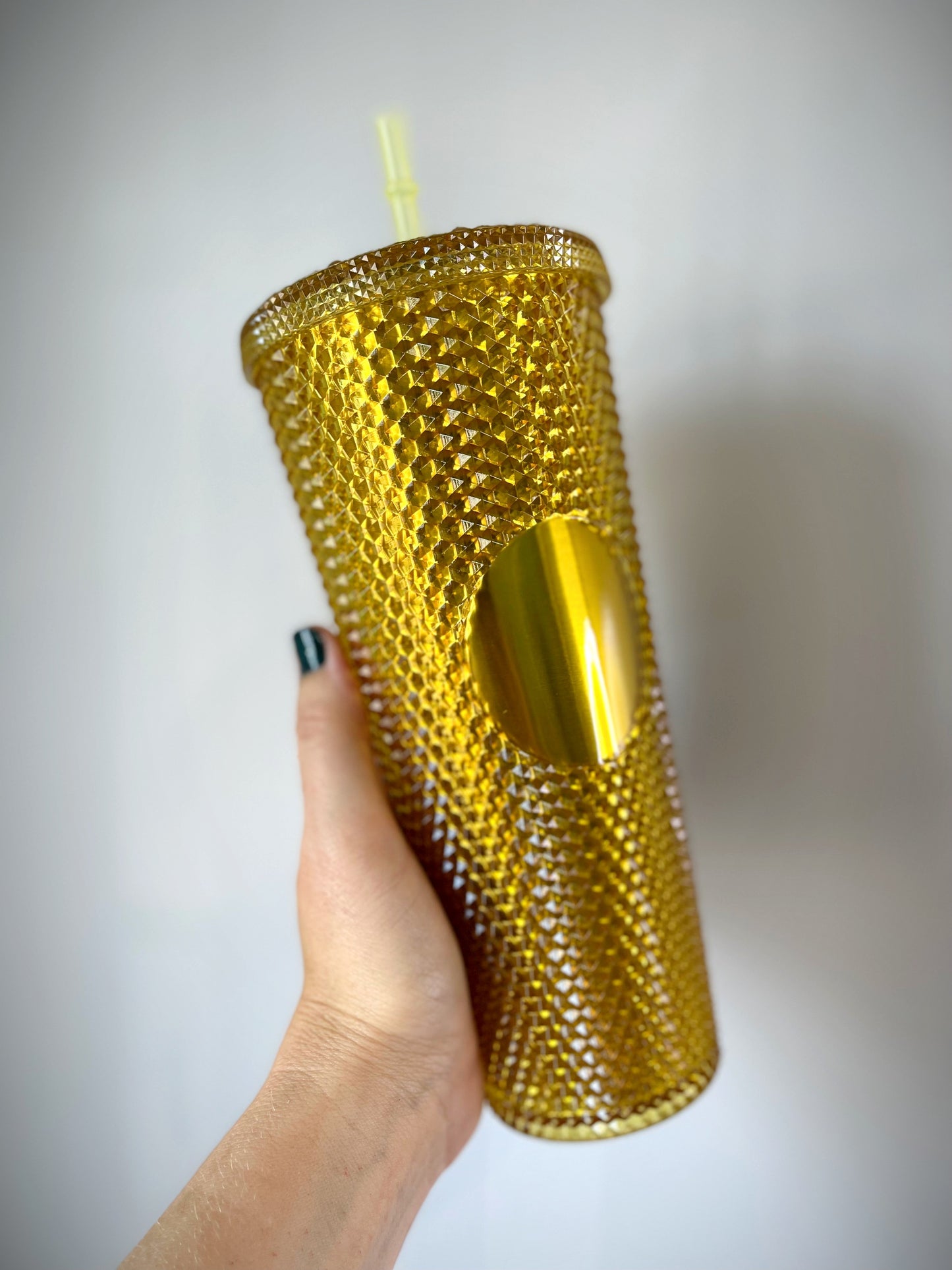 Studded Gold Tumbler 24 oz