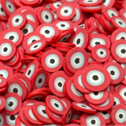 Red Evil Eye ( sprinkles )