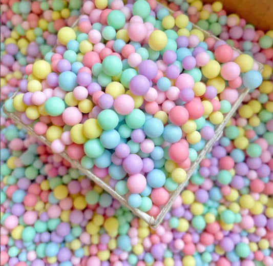 Rainbow Candy Ball Cabochons (Kawaii Mini Gumball)