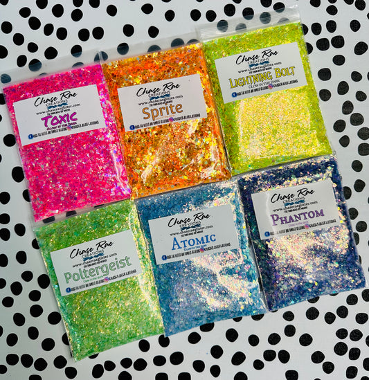 Glow Glitter Bundle 2 (chunky)