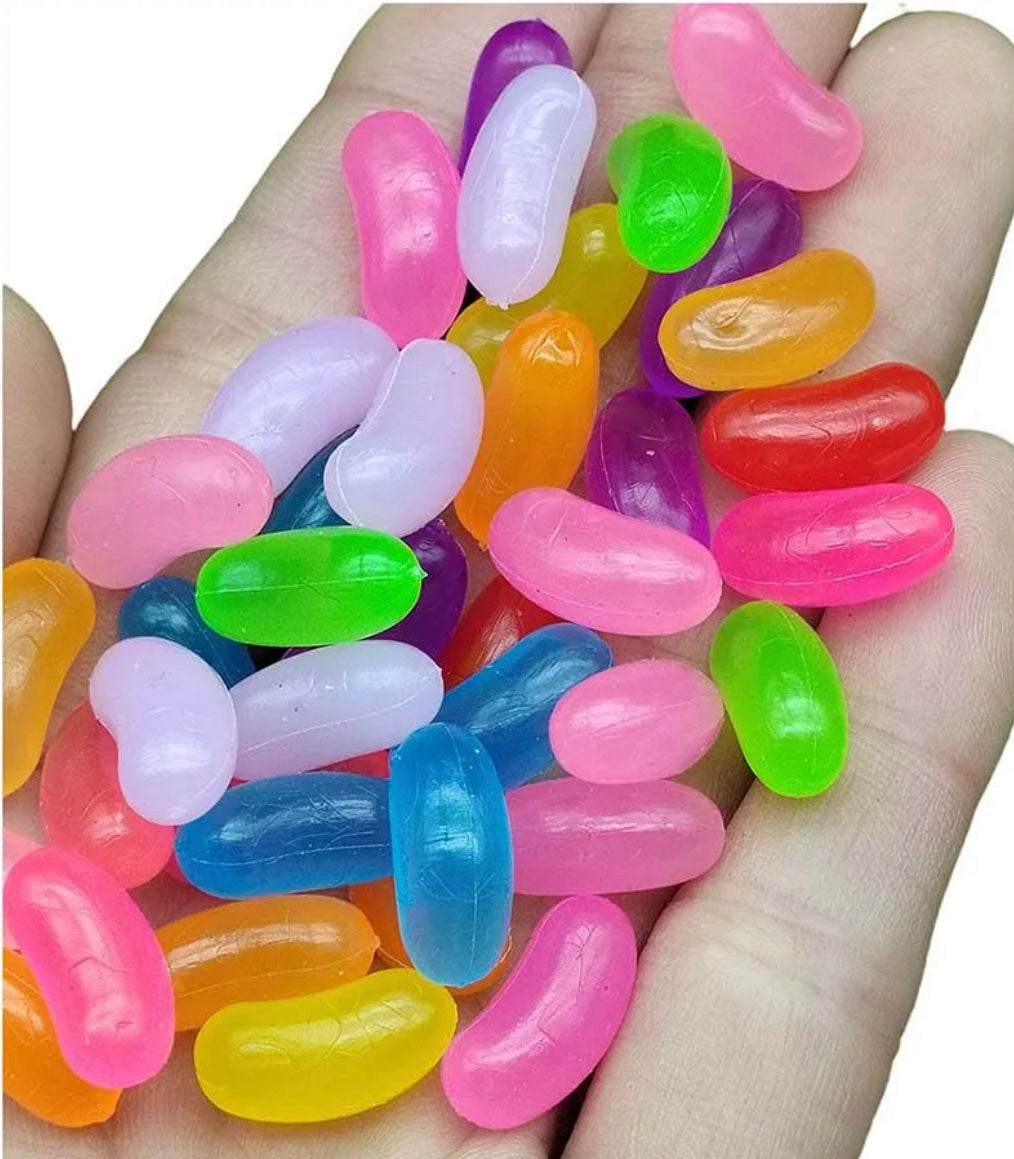 Faux Candy Jelly Beans 15mm