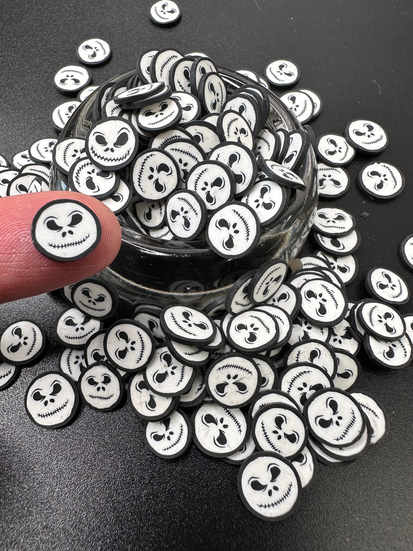 Skeleton Face ( sprinkles ) 10mm