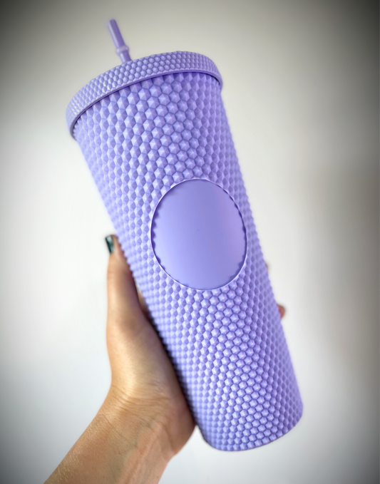 Studded Periwinkle Tumbler 24 oz