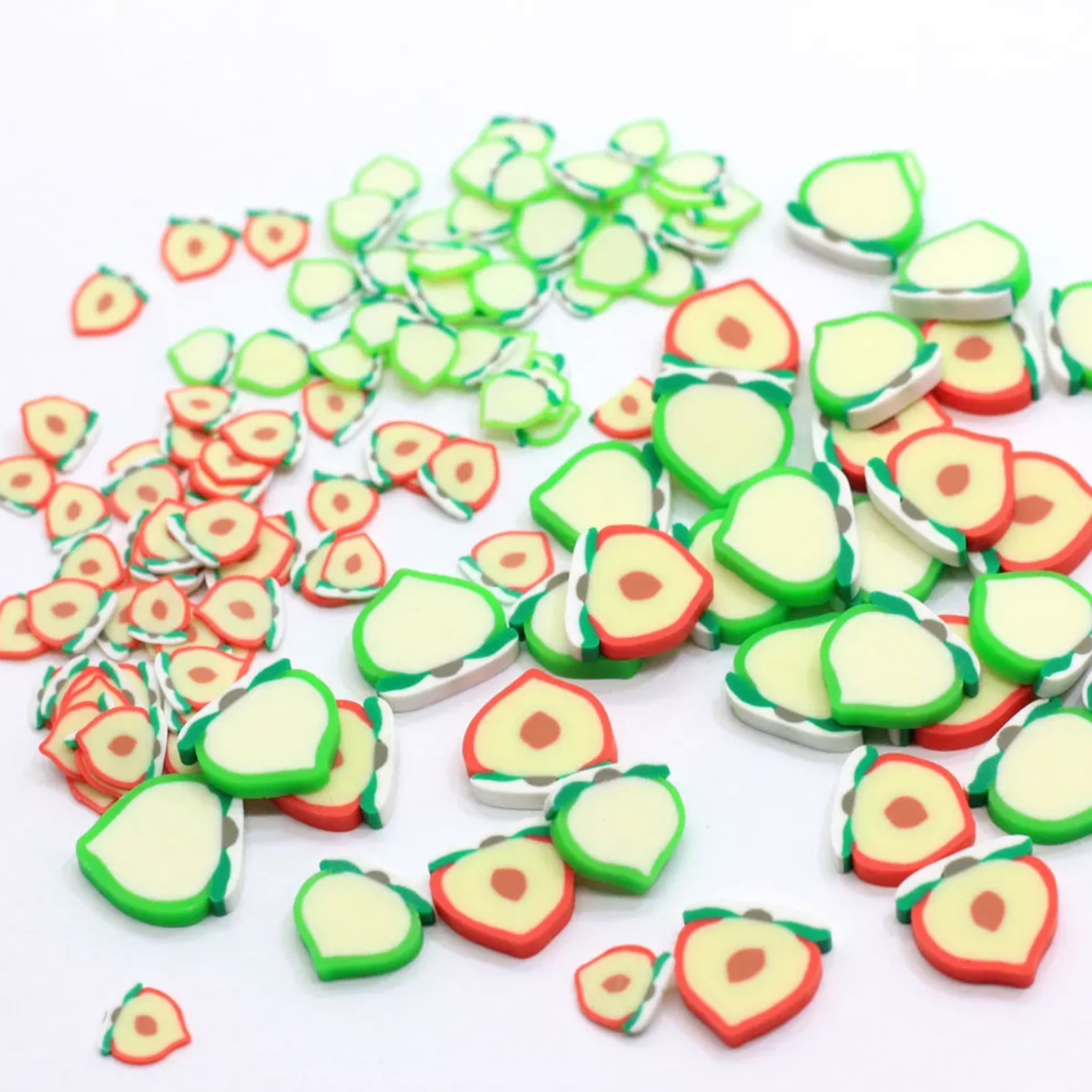 Peach Slices  ( sprinkles )