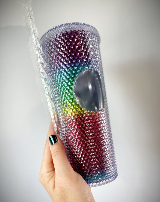 Studded RainbowTumbler 24 oz