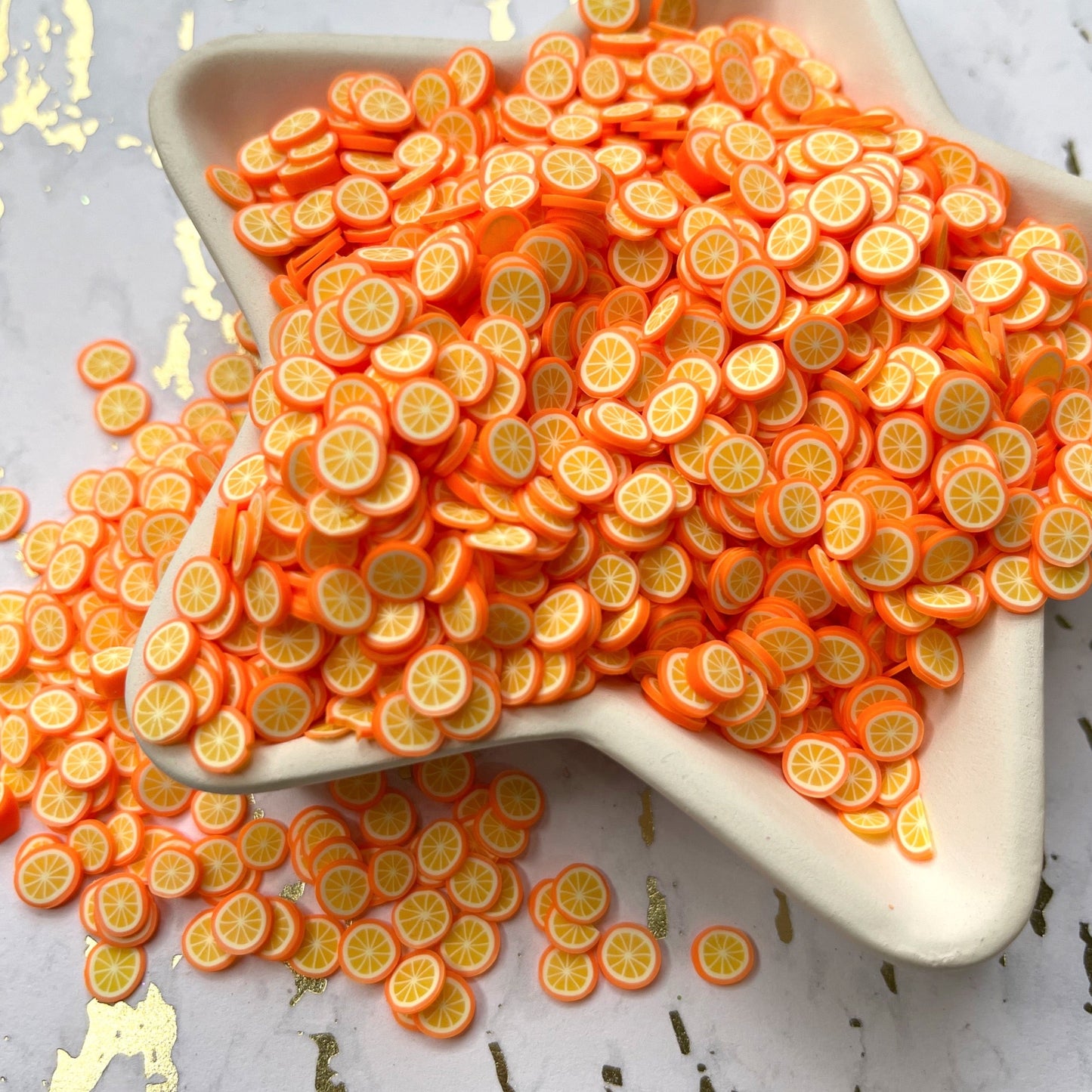 Orange slices ( sprinkles )